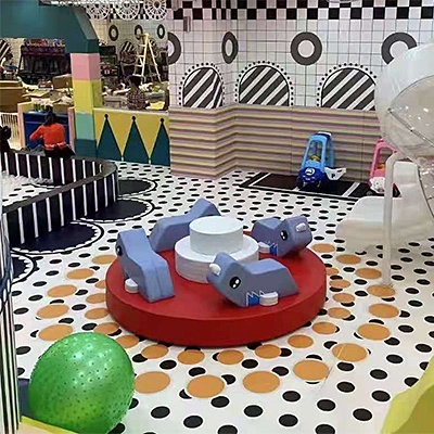 广东优彩定制地板——马卡龙淘气堡彩绘地板