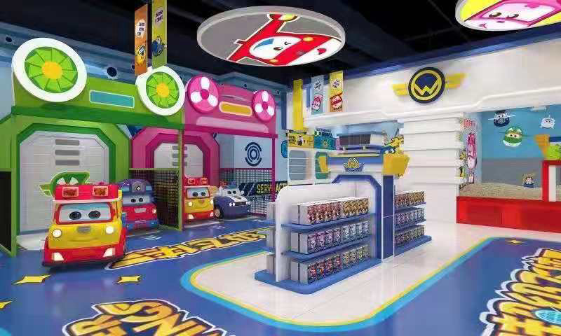 广东优彩定制地板——亲子交通小镇跑道