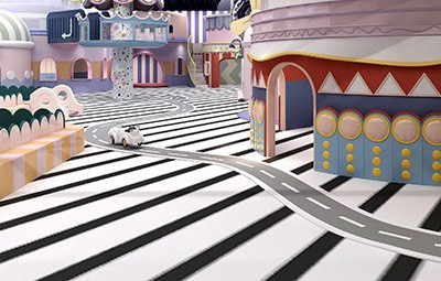 广东优彩定制地板——3.0马卡龙彩绘地板