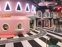 广东优彩定制地板——马卡龙淘气堡彩绘地板